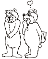 Valentine coloring pages