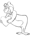 Free Valentine day coloring pages