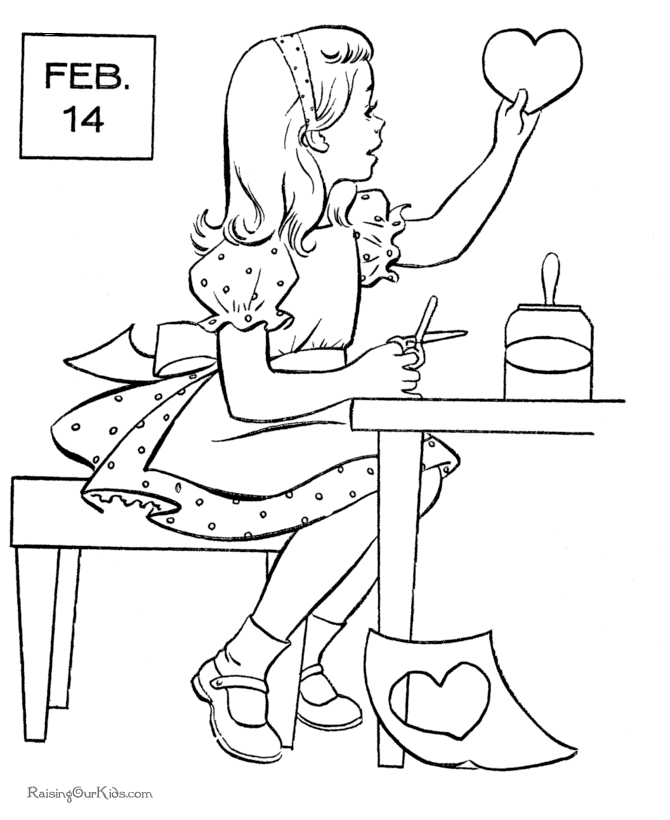 Valentine card crafts