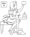 Valentine card crafts