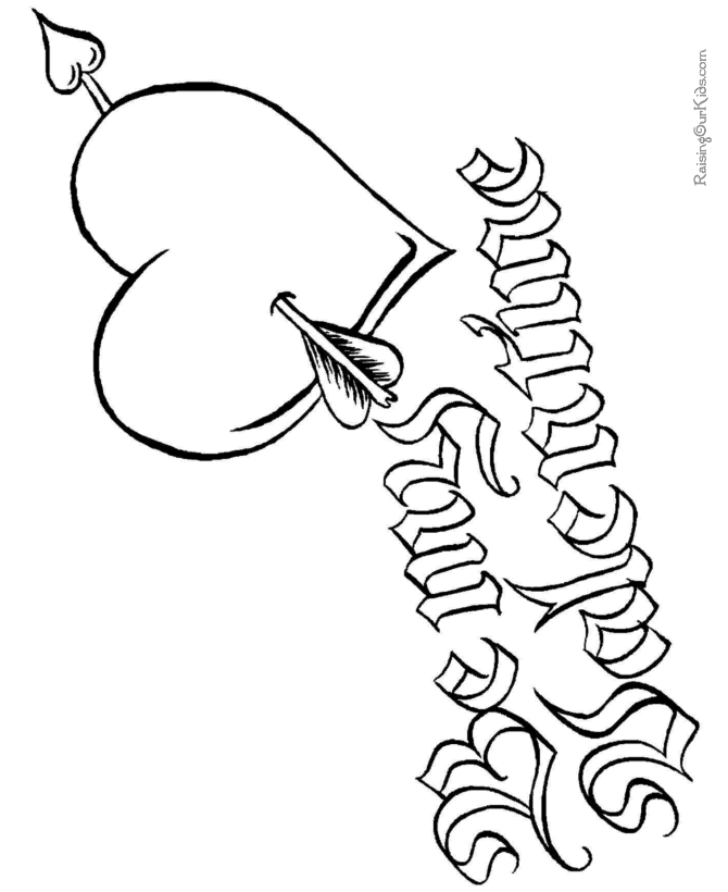 Printable Cupid coloring page