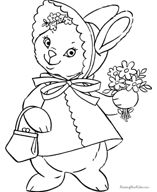 Saint Valentine coloring page