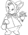 Saint Valentine coloring page