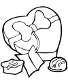 Valentine coloring pages