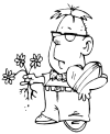 Valentine coloring pages to print