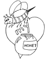 Coloring pages for valentines day