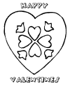 Valentine Day coloring pages