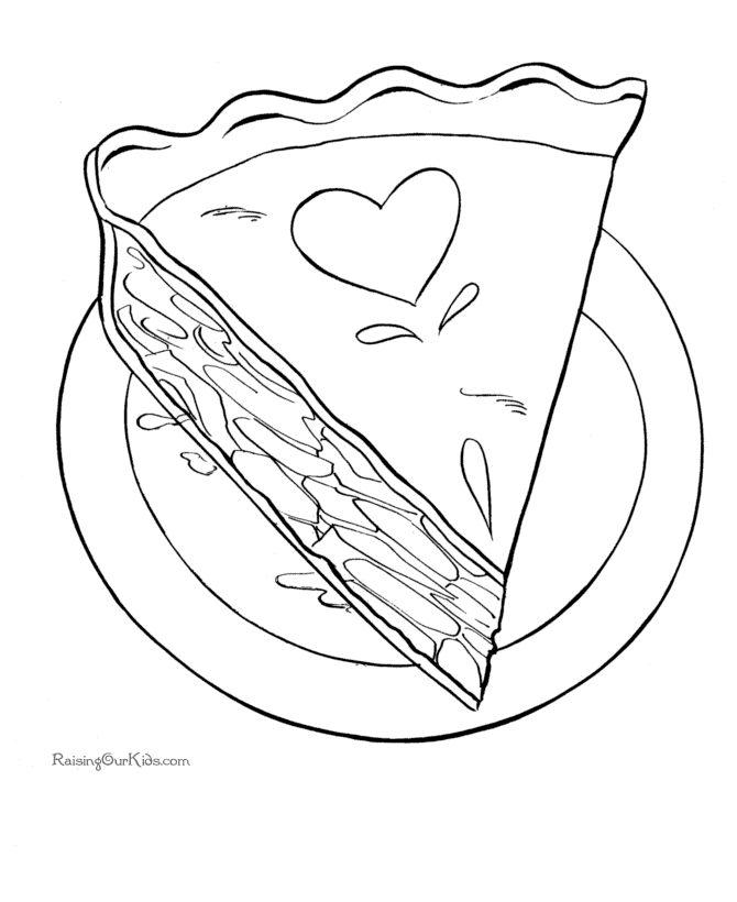 Child Valentine coloring pages