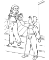 Printable Valentine coloring page