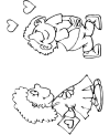 Free Valentine Day coloring page