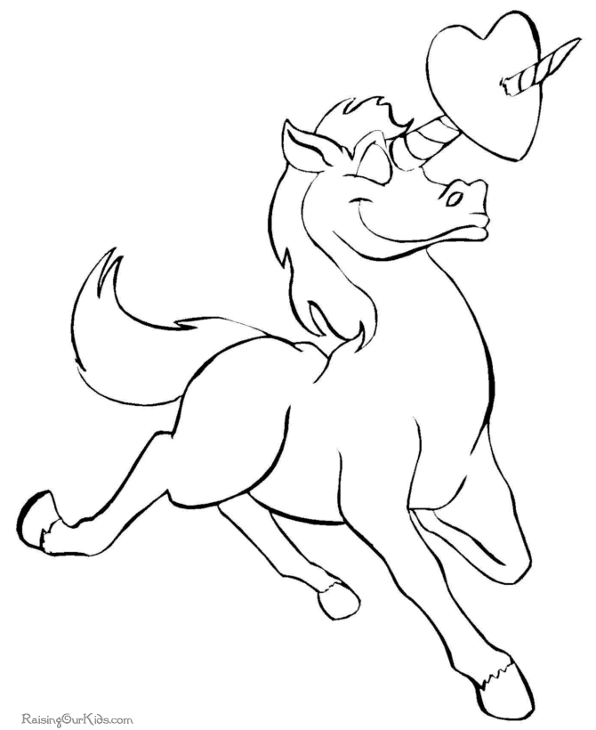 Kindergarten coloring pages for Valentine