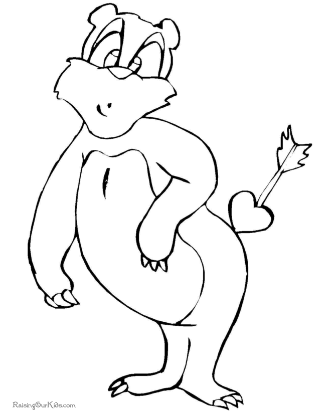 free valentine coloring pages