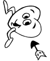 Free preschool Valentine coloring page