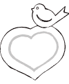 Preschool Valentine page to print