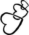 Preschool Valentine coloring pages