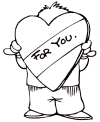 Preschool Valentine Day coloring pages