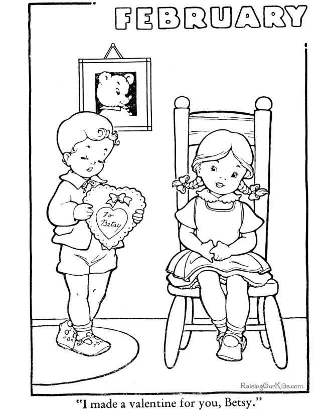 Free printable Valentine picture