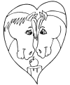 Valentines Day coloring pictures
