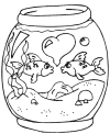 Printable Valentine coloring picture