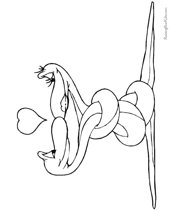 Valentine coloring sheets