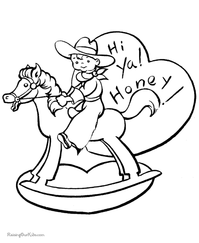 Valentine Day coloring sheets