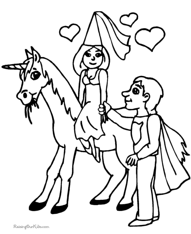 Valentine sheet to color