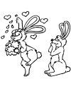 Happy Valentine coloring sheets